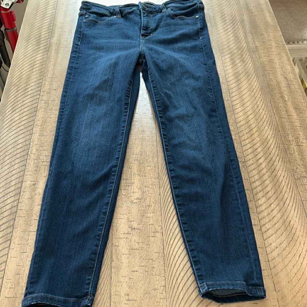 Liverpool Los Angeles Ankle Length Stretch Jeans 👖 convenient Pockets.